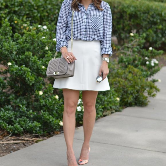 J. Crew Brown Checkered Gingham Boy Shirt Size 0 - Picture 3 of 4